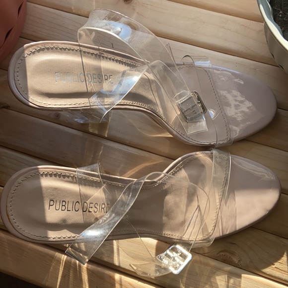 Public Desire clear heels - Picture 3 of 5